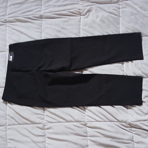 NWT Mario Serrani Comfort Stretch Capri Elegant Black Trousers Size Medium - Picture 6 of 7